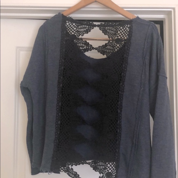 FP crochet back sweatshirt - Picture 4 of 8
